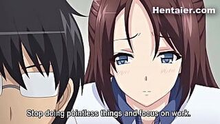 Трахаю жену шефа на рабочем месте, хентай - порно видео