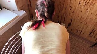 Папочка Трахнул Дочь Которая не Ожидала что Он Придет - порно видео