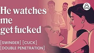 Трахнулась на глазах у мужа в свингер-клубе [порно для женщин] - ЭРОТИЧЕСКОЕ АСМР АУДИО ПОРНО - порно видео