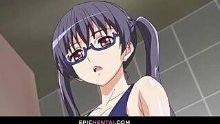 Симпатичная косплей-униформа на непослушных хентай-телочках - порно видео