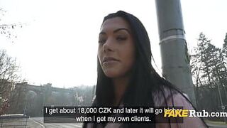 Загорелая чешская красотка сняла и трахнула - порно видео