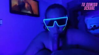 Минет - Глубокая глотка - Неоновая комната - Я самая покорная падчерица - порно видео