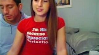 Милая кам-девушка занимается сексом - порно видео