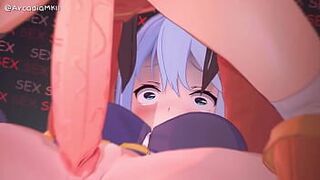 [Аква и Мегумин] — Аркадия - порно видео