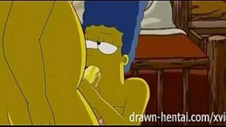 Симпсоны Хентай - Хижина любви - порно видео