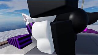 Позорный кролик, я сломал анус этому бедному котенку-гею. - порно видео